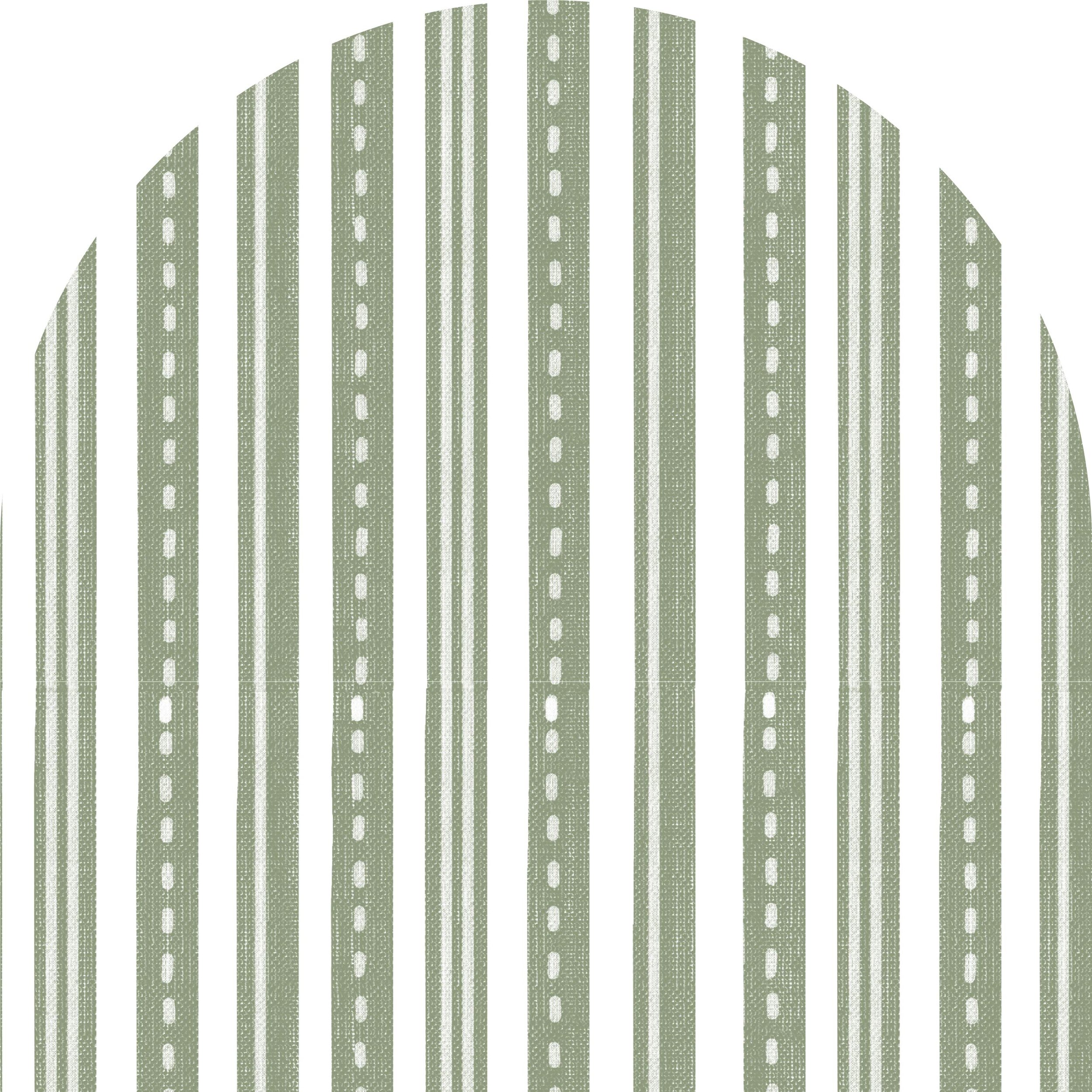  LINEN STRIPE | THICKET GREEN 